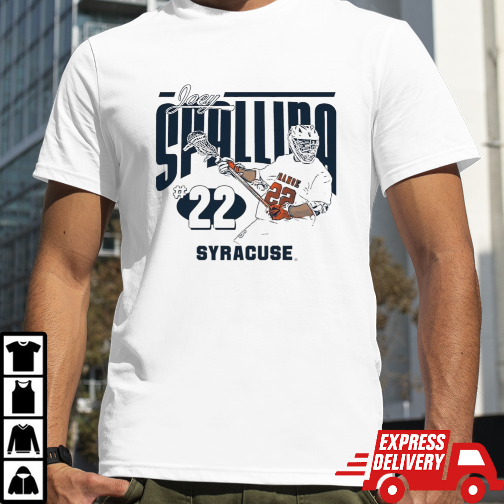 Joey Spallina Syracuse Orange lacrosse cartoon T shirt