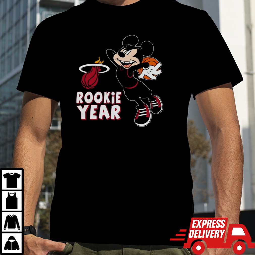 Miami Heat Mickey Rookie Year Shirt