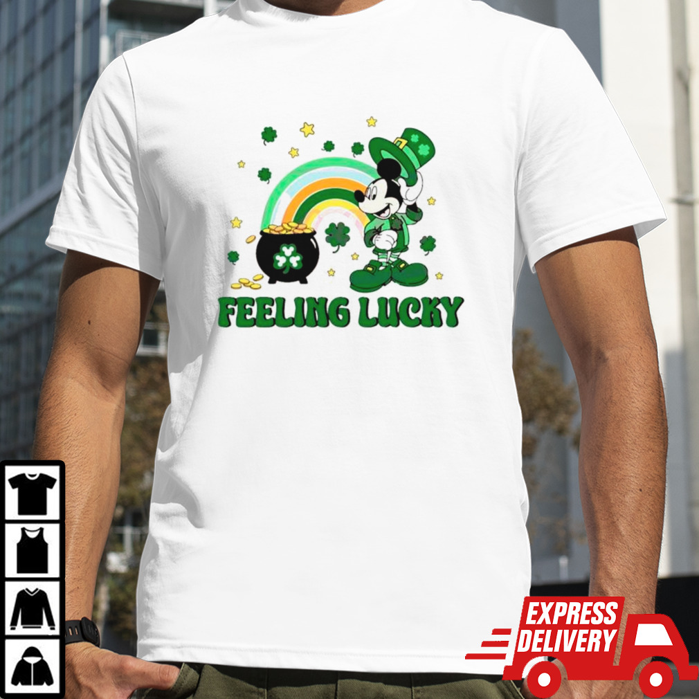 Mickey feeling lucky st Patrick’s day shirt