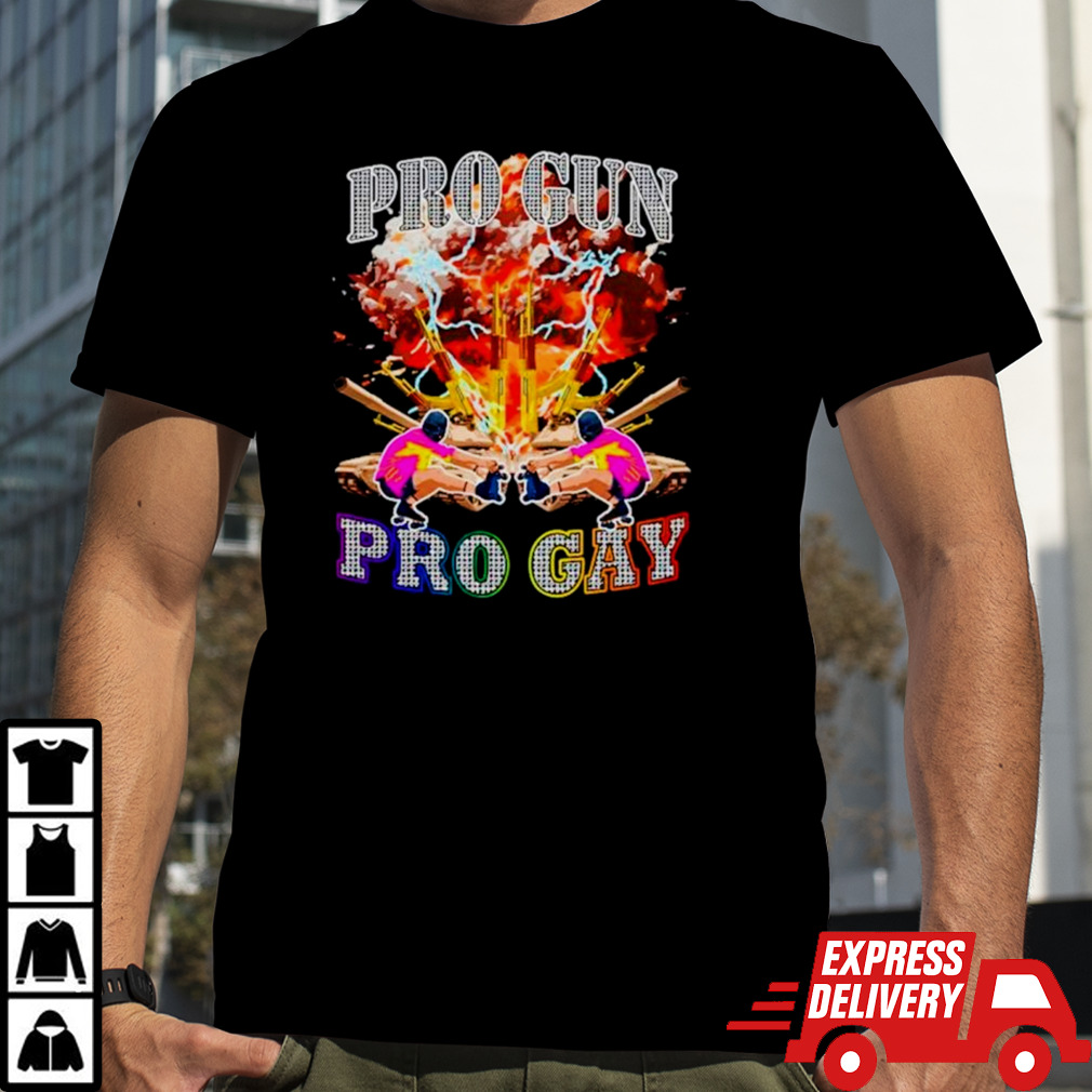 Pro gun prog gay shirt