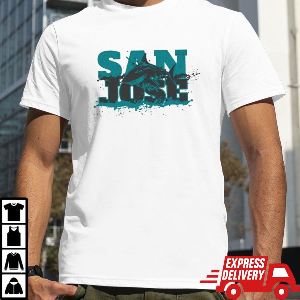 San Jose Hockey Sharks Swim Sport shirt