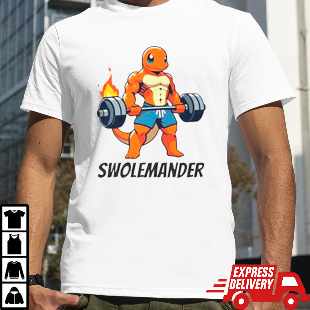 Swolemander fitnes shirt