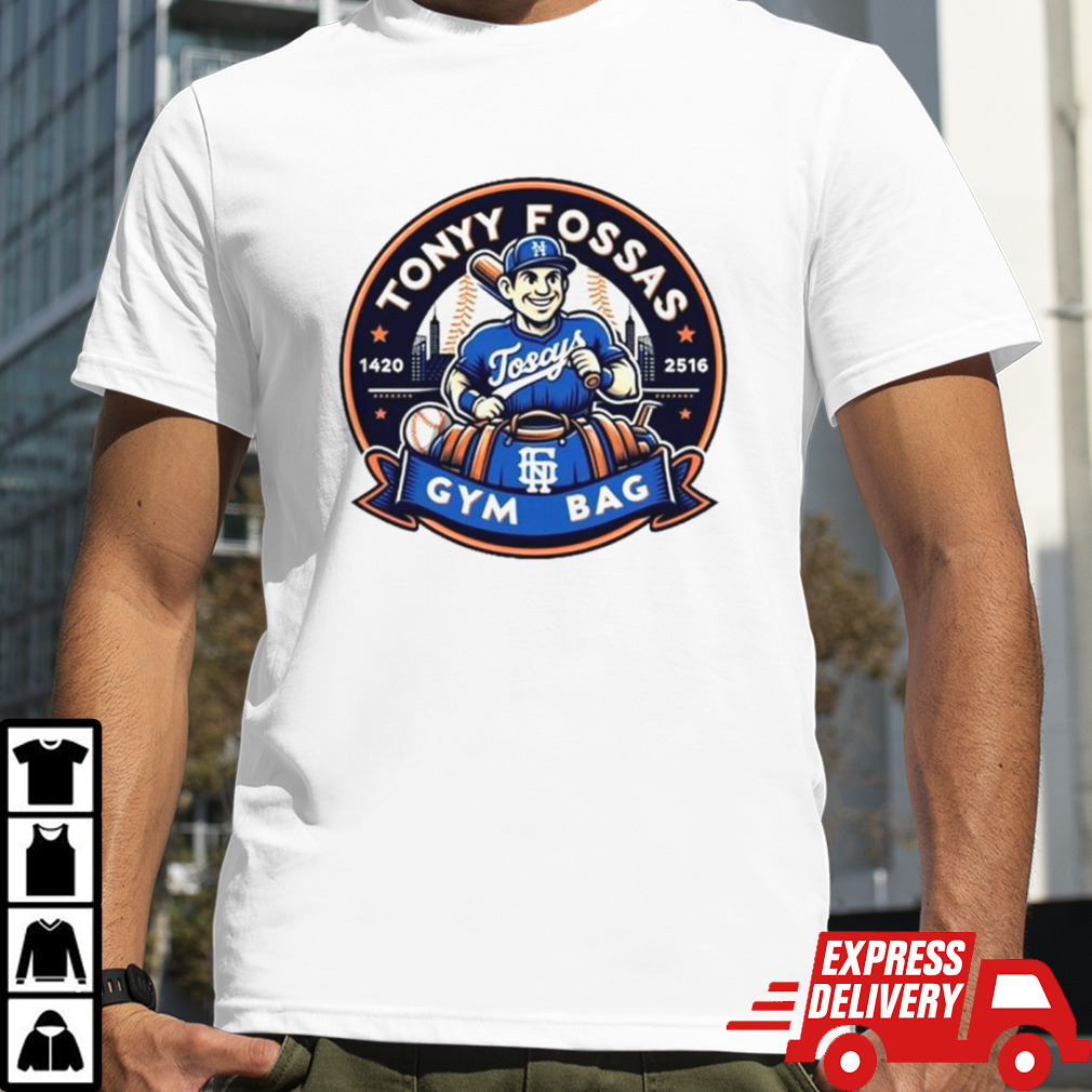 Tony Fossas Gym Bag logo shirt