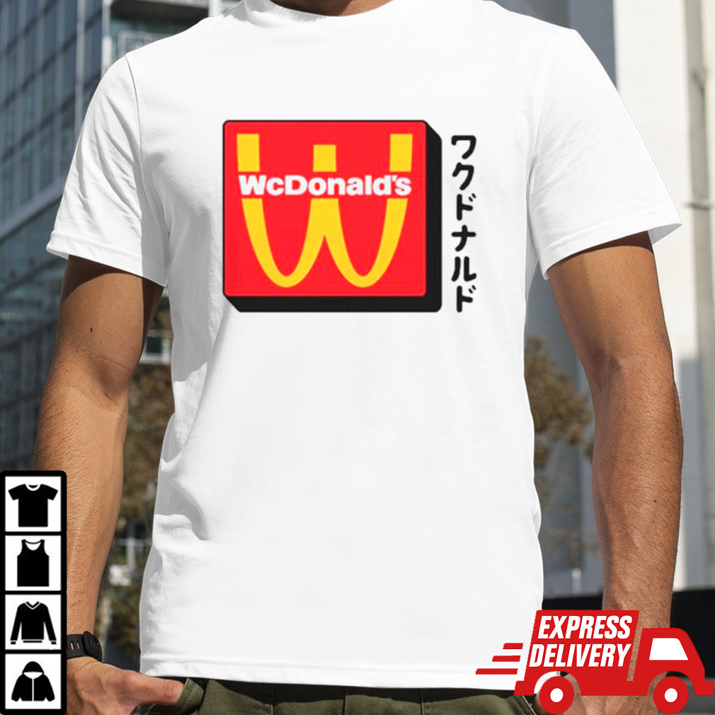 WcDonald’s anime logo shirt