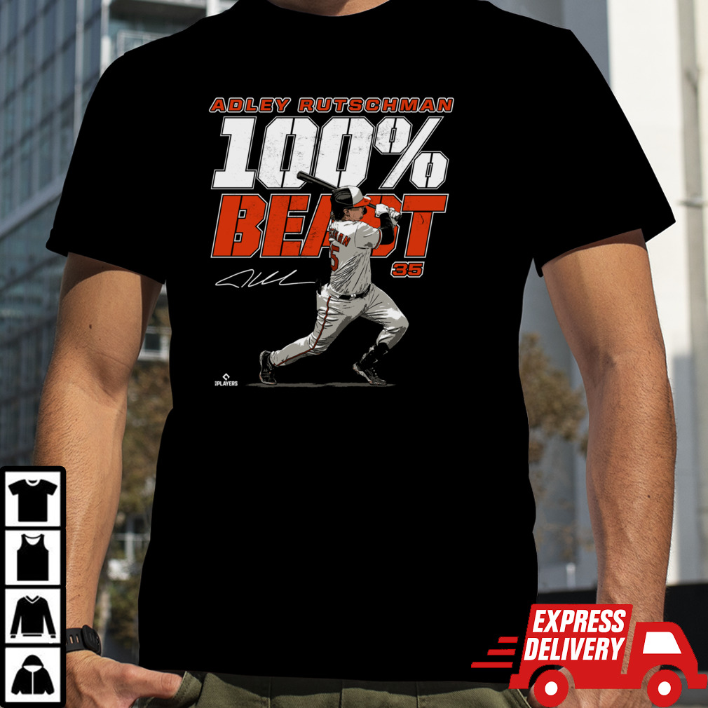 100% Beast Adley Rutschman Baltimore MLBPA Pullover Shirt