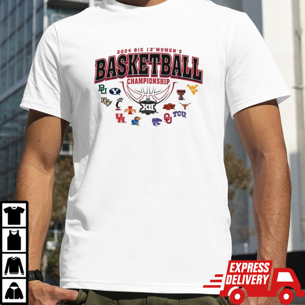 2024 Big 12 Women’s Basketball Championship 14 Teams Shirt