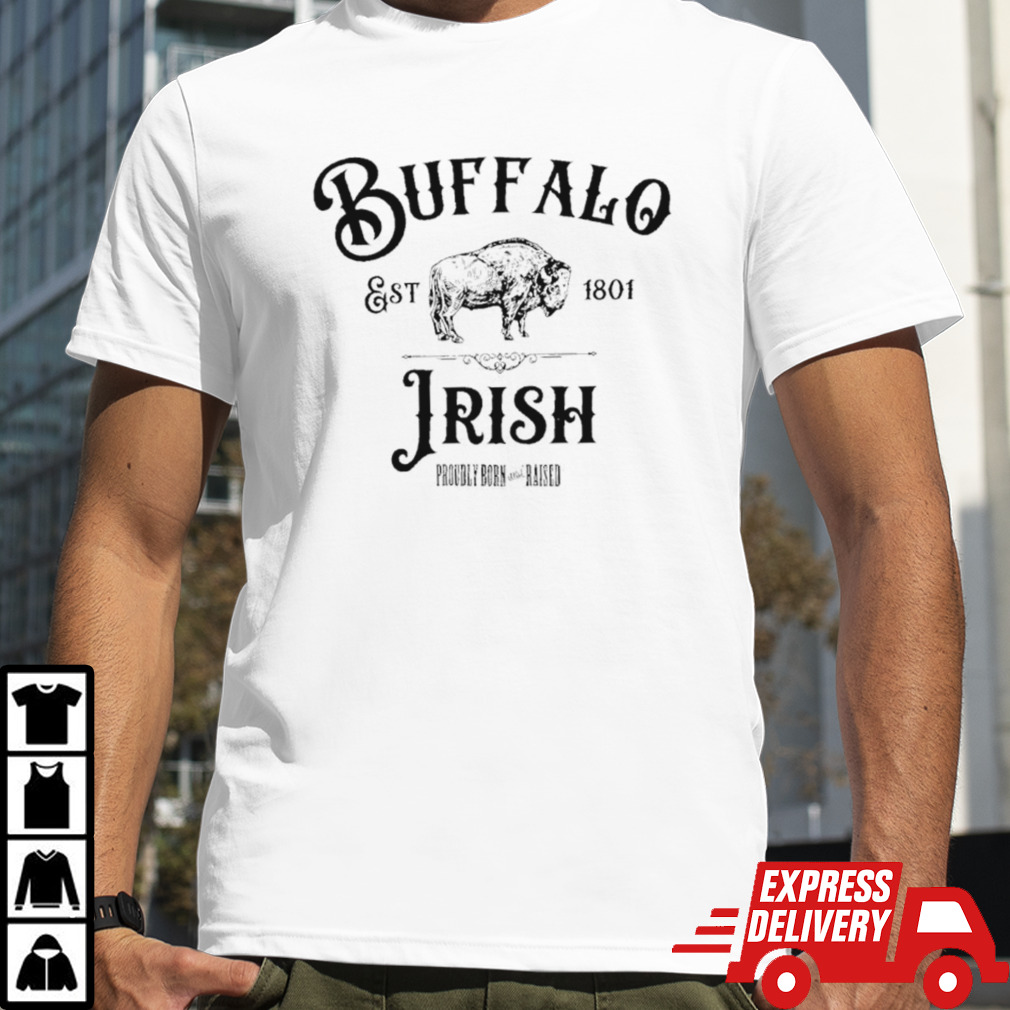 Buffalo Irish Est 1801 retro shirt