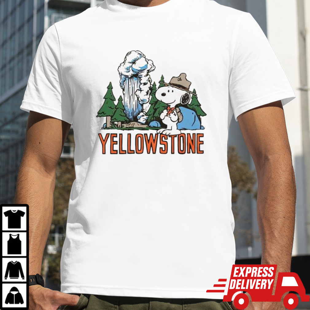 Peanuts Snoopy x Yellowstone National Park shirt