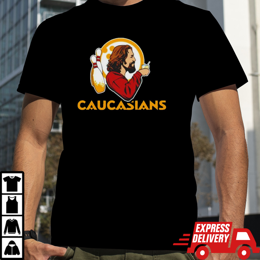 The Caucasians Bowling Logo T Shirt