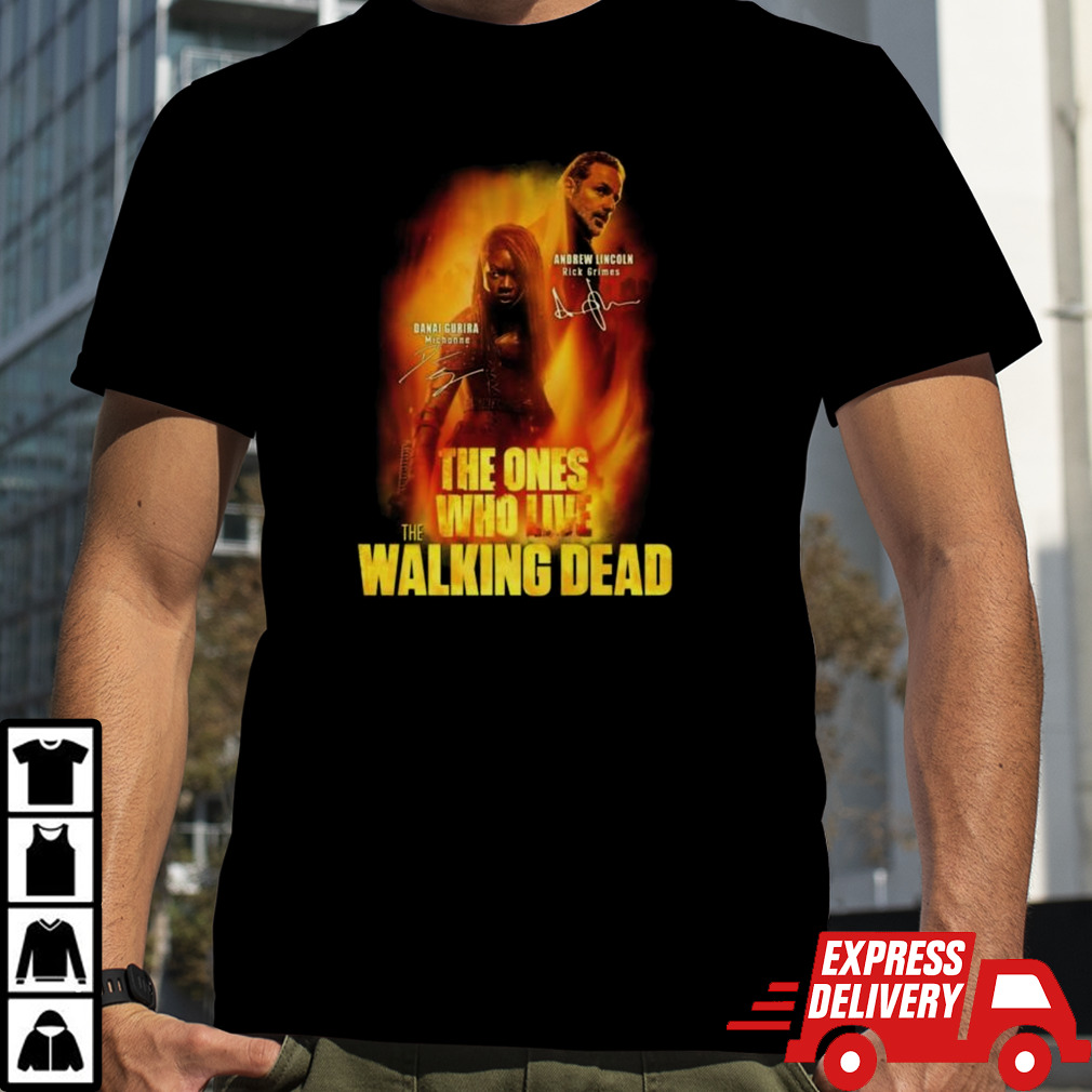 The Ones Who Live The Walking Dead 2024 Signatures Shirt