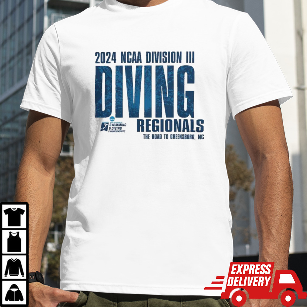 The Road to Greensboro 2024 NCAA Division III Swimming & Diving Regionals Shirt