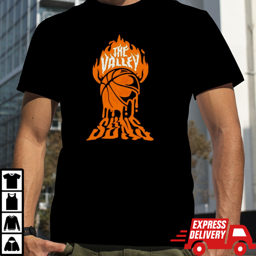 The Valley Suns Basketball Phoenix Melting shirt