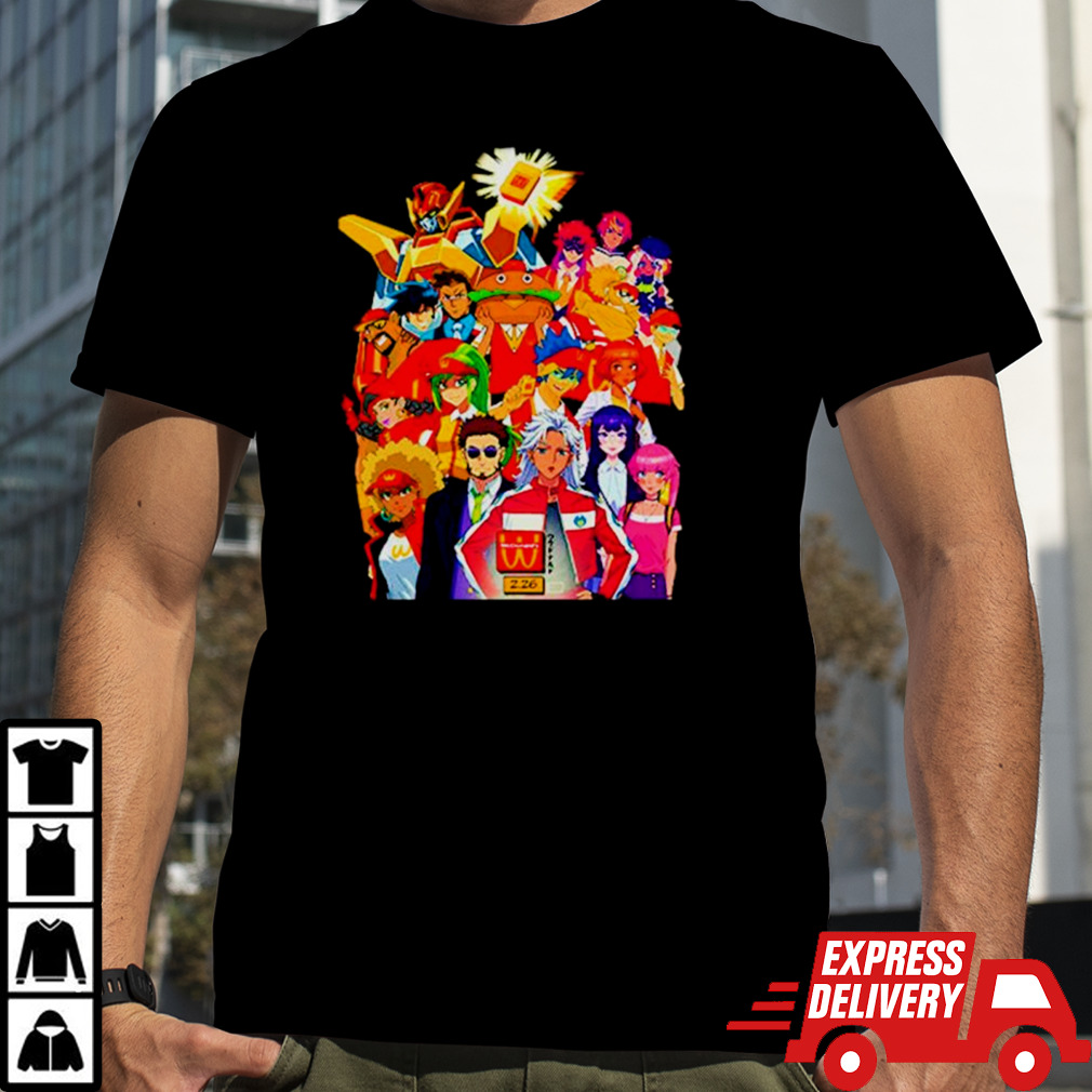 WcDonald’s anime character shirt