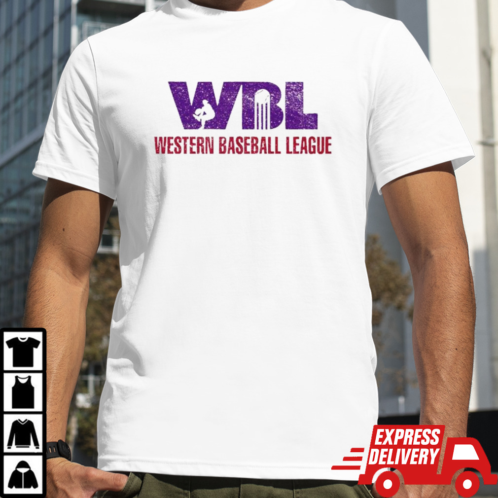 Western Baseball League WBL logo shirt