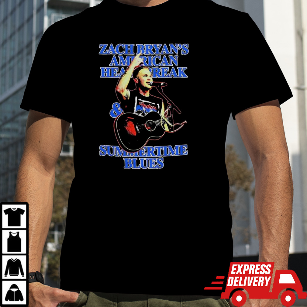 Zach Bryan American Head Break Summertime Blues T Shirt