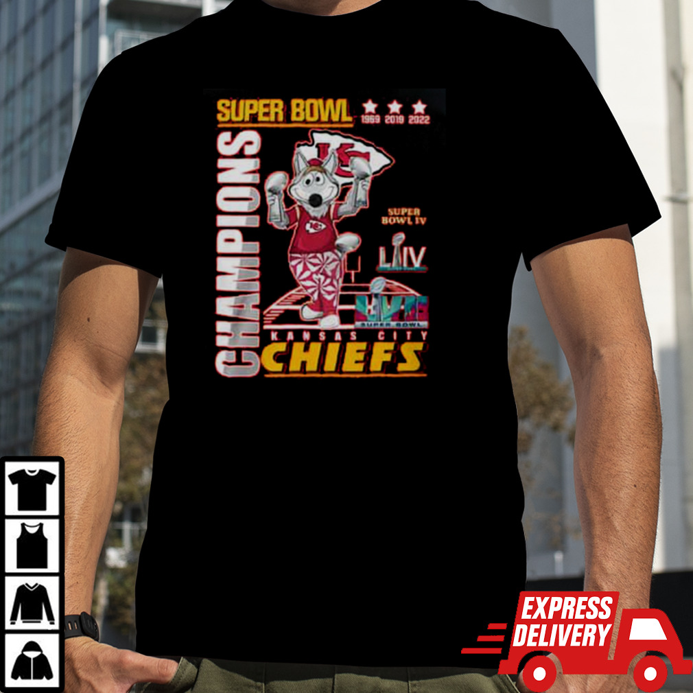 KC Chiefs 3x Super Bowl Champions shirt