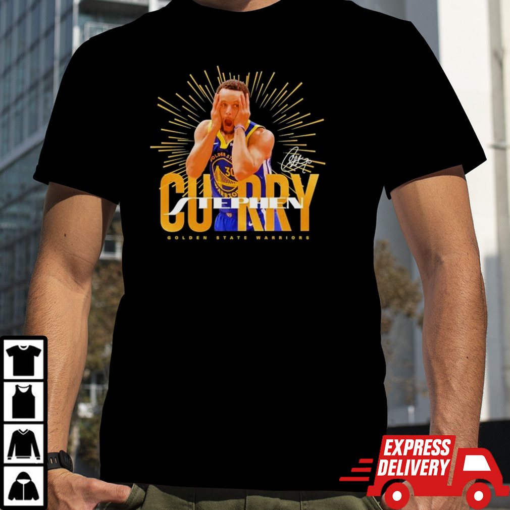 Stephen Curry Celly Golden State Warriors Signature T-shirt