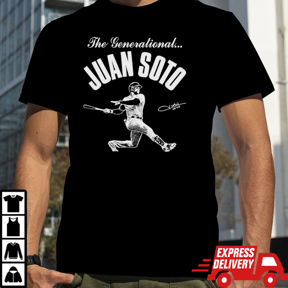 The Generational Juan Soto New York Yankees MLB signature shirt