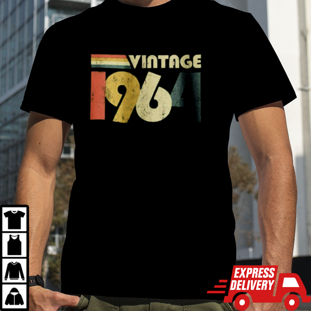 Vintage Best of 1964 Vintage Retro Birthday Pro Shirt