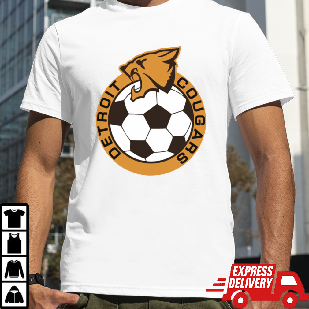 Best Detroit Cougars Soccer Vintage Logo T shirt