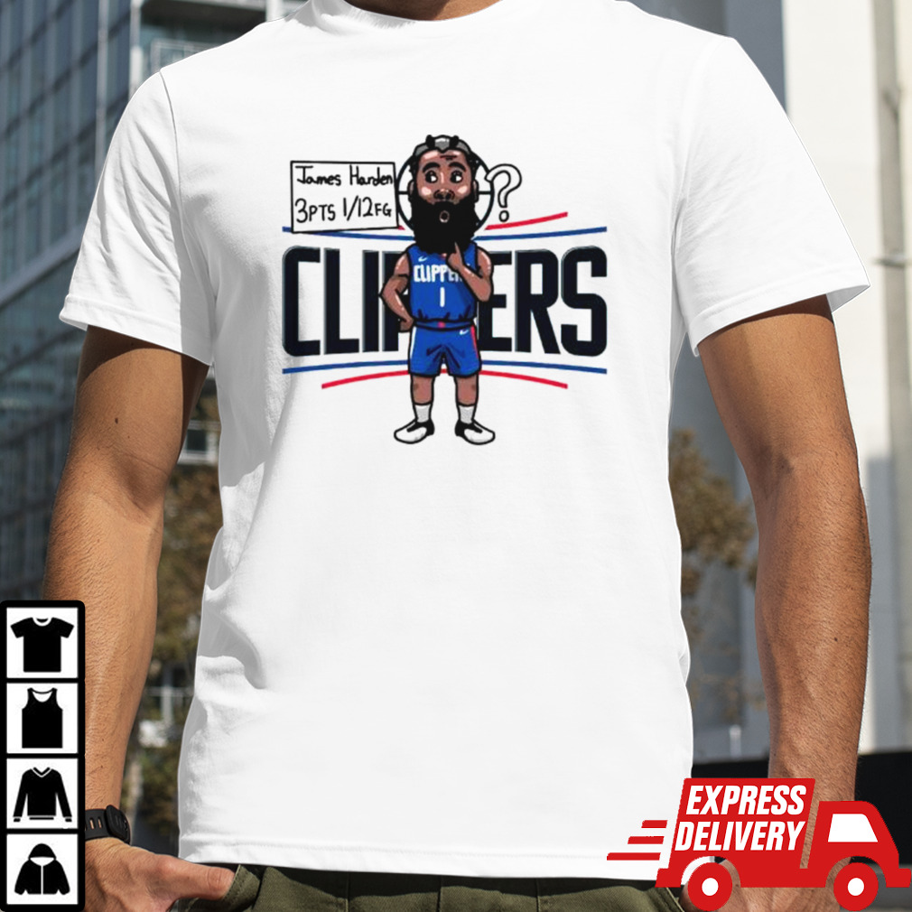 James Harden Los Angeles Clippers player cartoon shirt