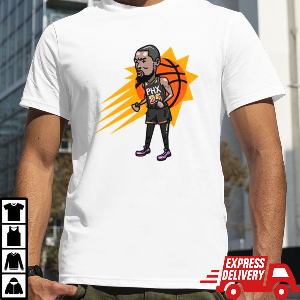 Kevin Durant Phoenix Suns player cartoon shirt