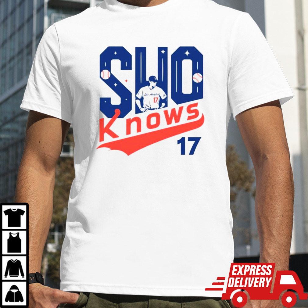 Los Angeles SHO Knows 17 baseball retro shirt