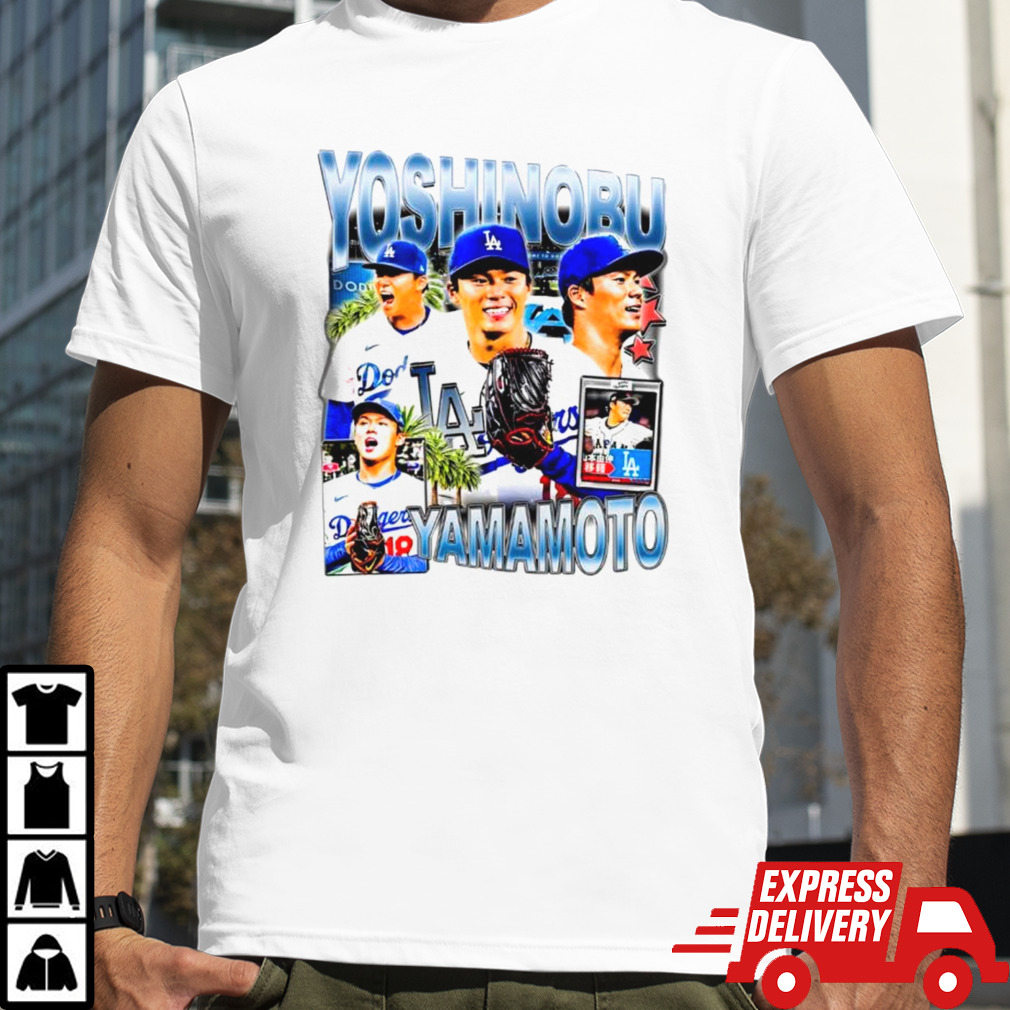 Yoshinobu Yamamoto MLB Player Los Angeles Dodgers shirt