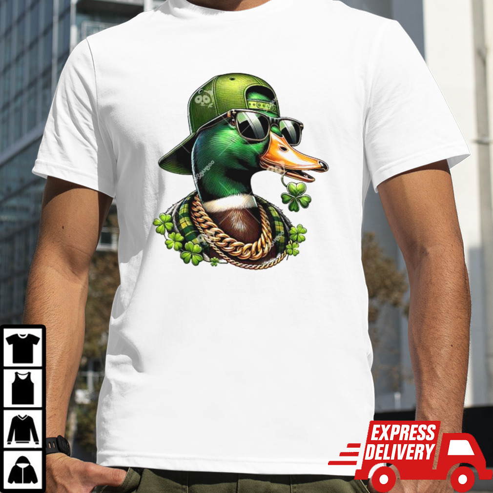 Duck So Cool St Patrick’s Day Saint Patricks Call Me Lucky Mallard shirt