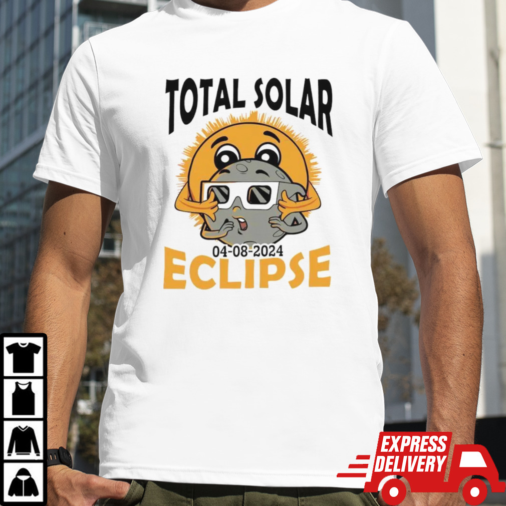 Total solar eclipse astronomy sun and moon 2024 shirt