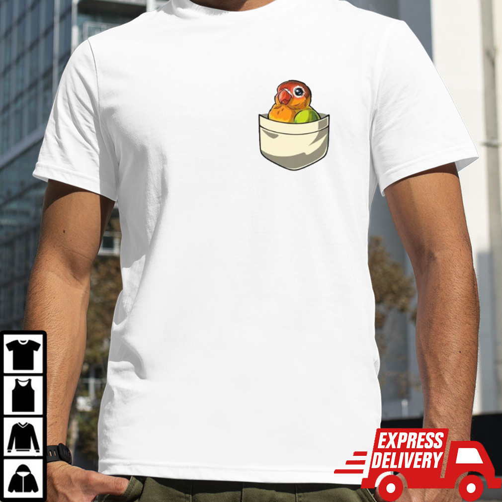 Lovebird Parrot Cute Pocket shirt