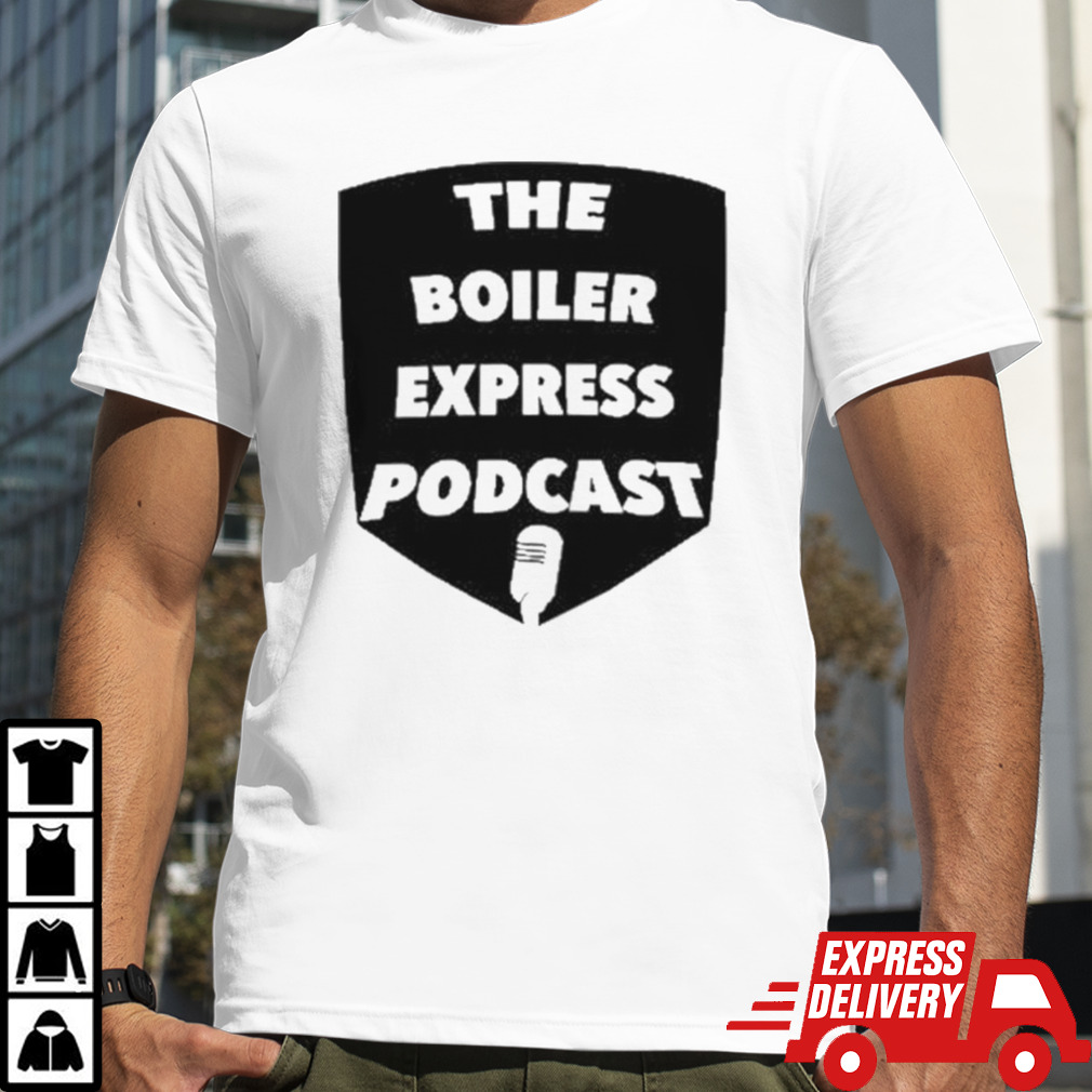 The Boiler Express Podcast Mic shirt