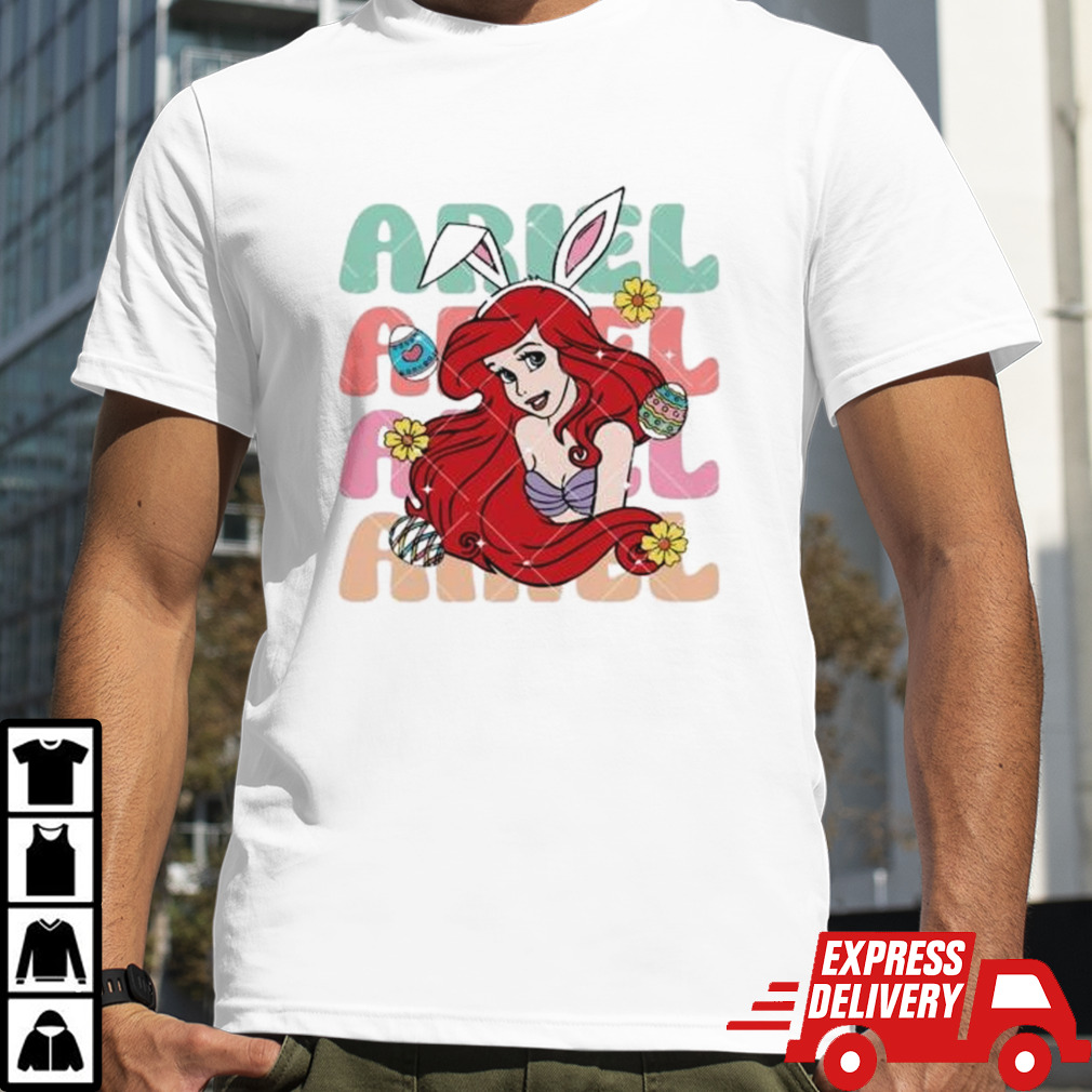 Disney Ariel Princess Easter Ariel Bunny shirt