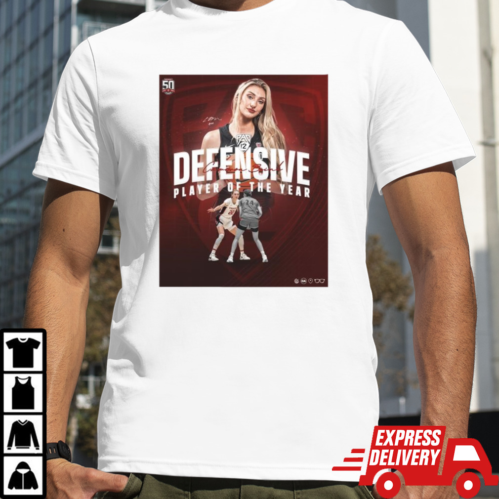 Cameron Brink Stanford Cardinal Of The Pac-12 Conference Is Defensive Player Of The Year Poster T-Shirt