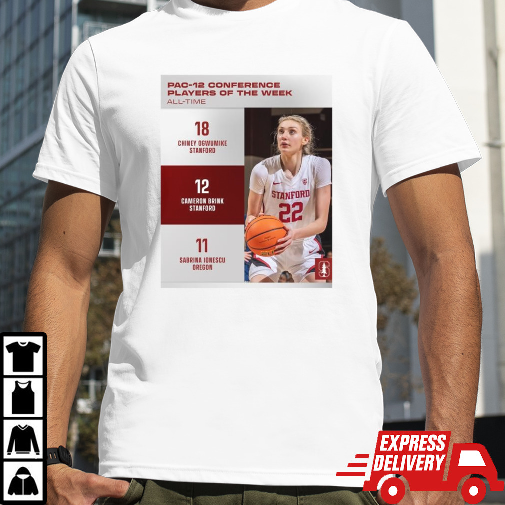 Cameron Brink Stanford Cardinal Of The Pac-12 Conference Is Player Of The Year Poster T-Shirt