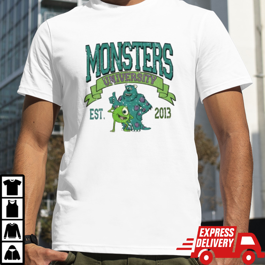 Cartoon Monsters university est 2013 shirt