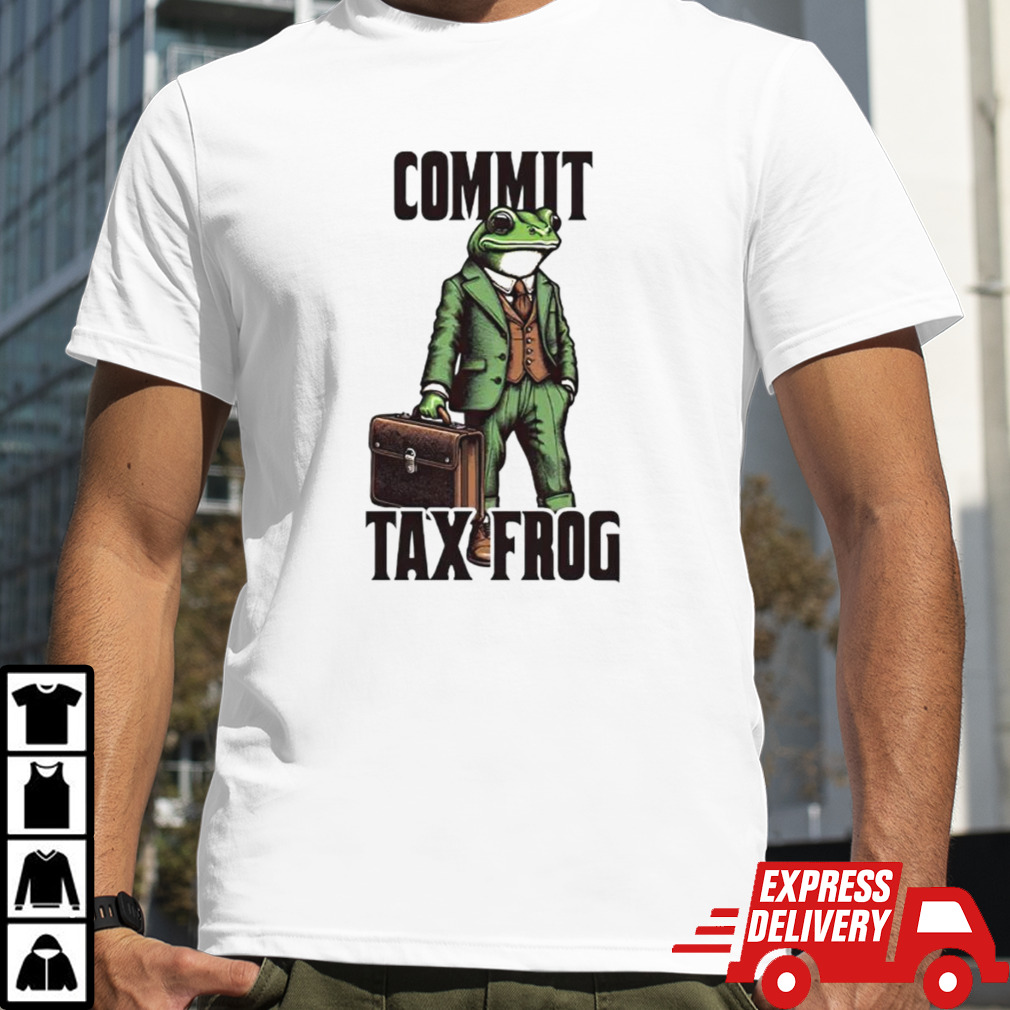 Commit tax frog shirt