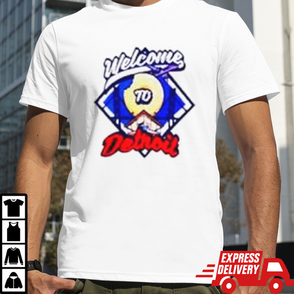 Detroit Pistons x J Dilla Welcome to Detroit shirt