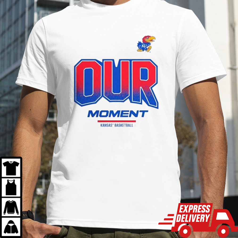 Kansas Jayhawks 2024 On-Court Bench Our Moment Shirt