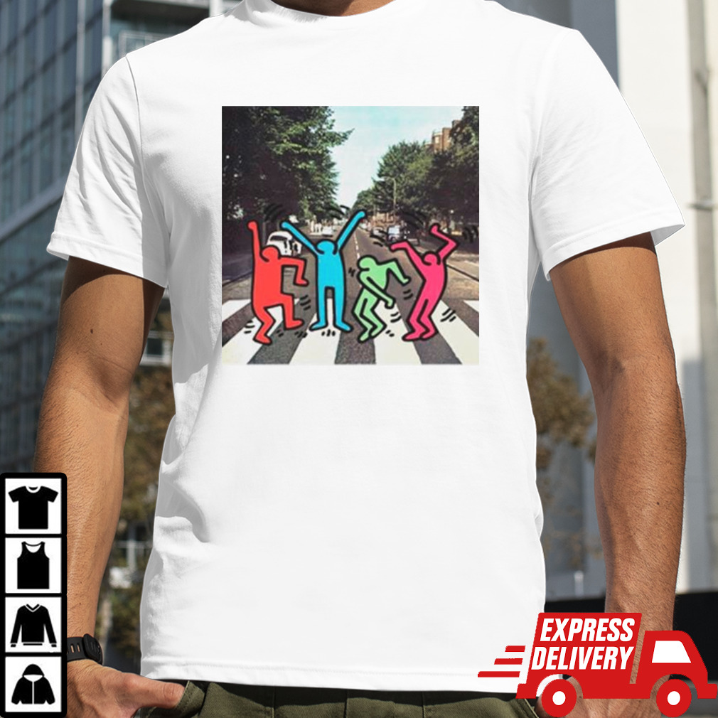 Keith Haring abbey road shirt