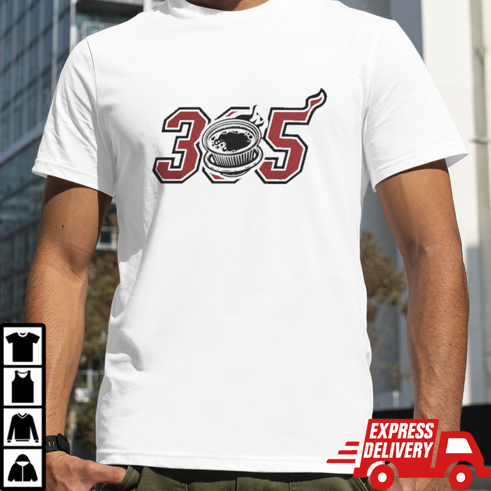 Miami Heat 305 coffee shirt