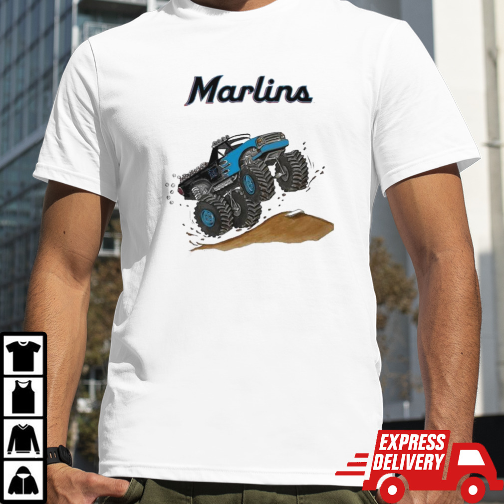 Miami Marlins Monster Truck MLB Shirt