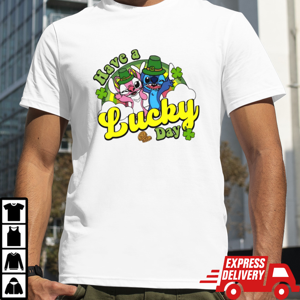 Stitch and Angel Have a lucky shirt