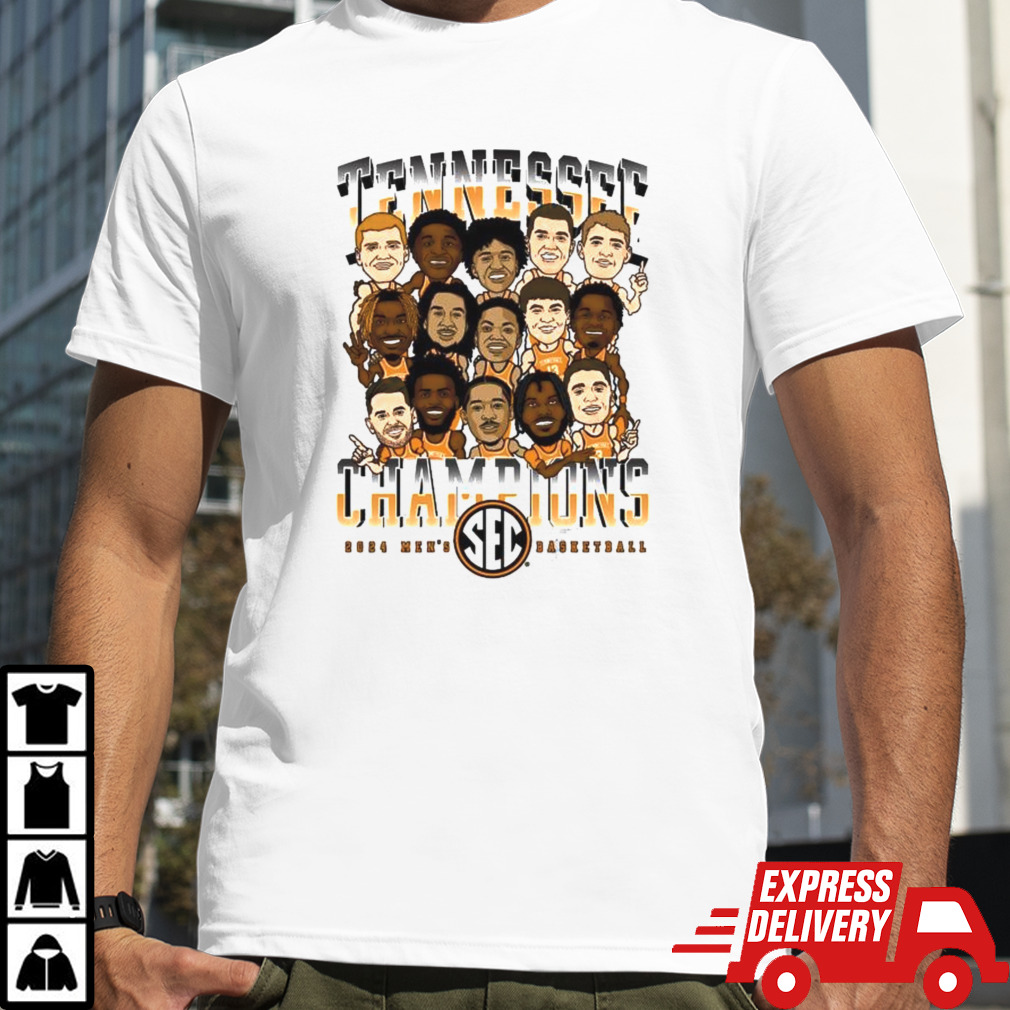 Tennessee Basketball 2024 SEC Champions Team NIL Shirt