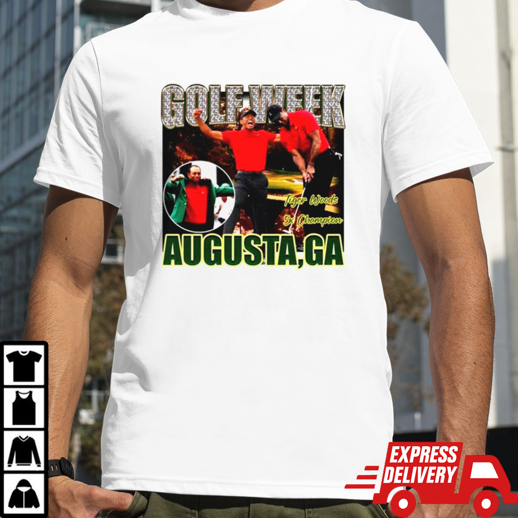 Tiger Woods Golf Week Augusta Georgia shirt