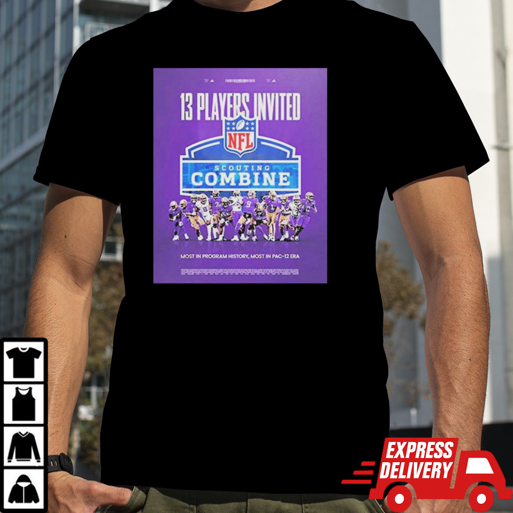 13 Players Invited Washington NFL Scouting Combine 2024 shirt