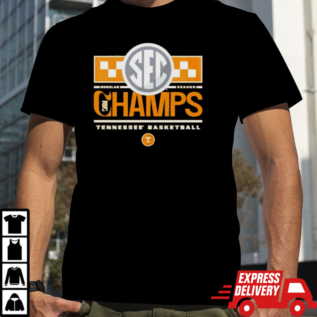 2024 Sec Champs Team Tennessee Volunteers Men’s Basketball Shirt