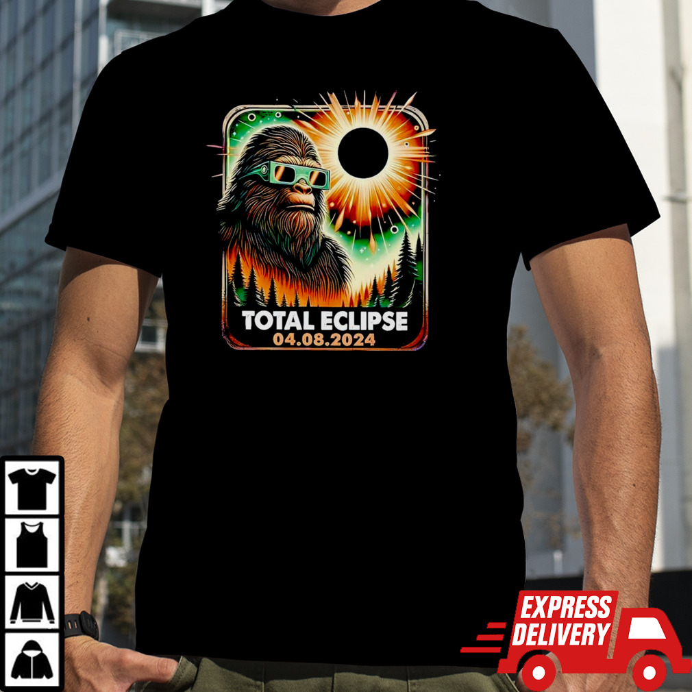 Bigfoot total eclipse 4 8 2024 shirt