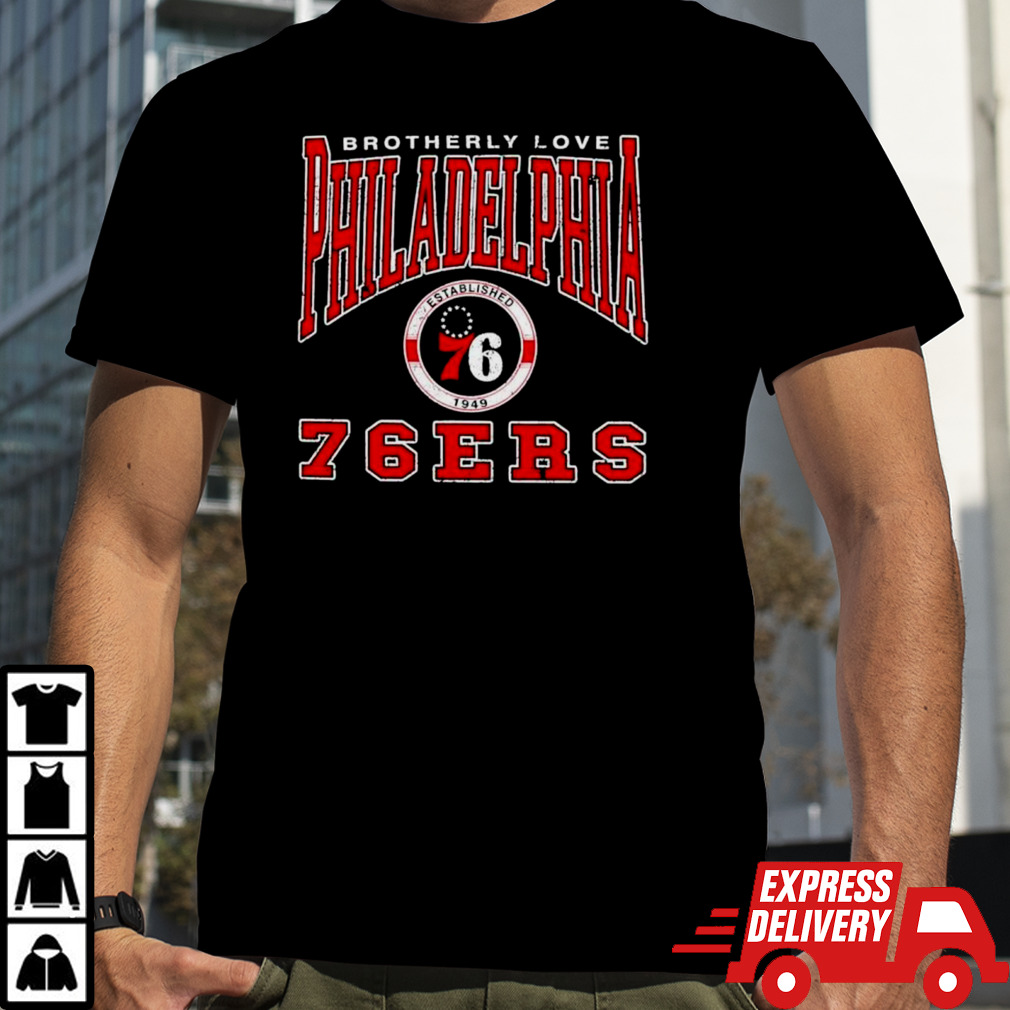 Brotherly Love Philadelphia 76ers Basketball retro shirt