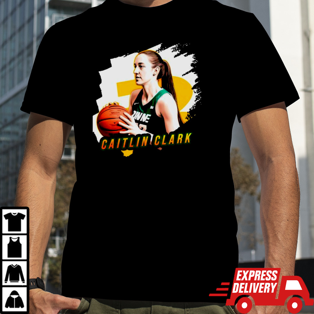 Caitlin Clark GOAT Iowa Hawkeyes NCAA Basketball player shirt